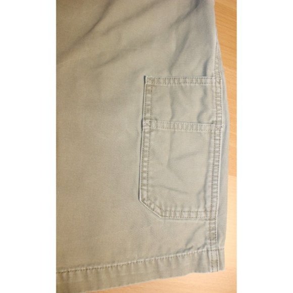Mens Lanesboro Zip Up Shorts Sz: 38W Beige Khaki Flat Front Pockets Bermuda - Picture 7 of 8